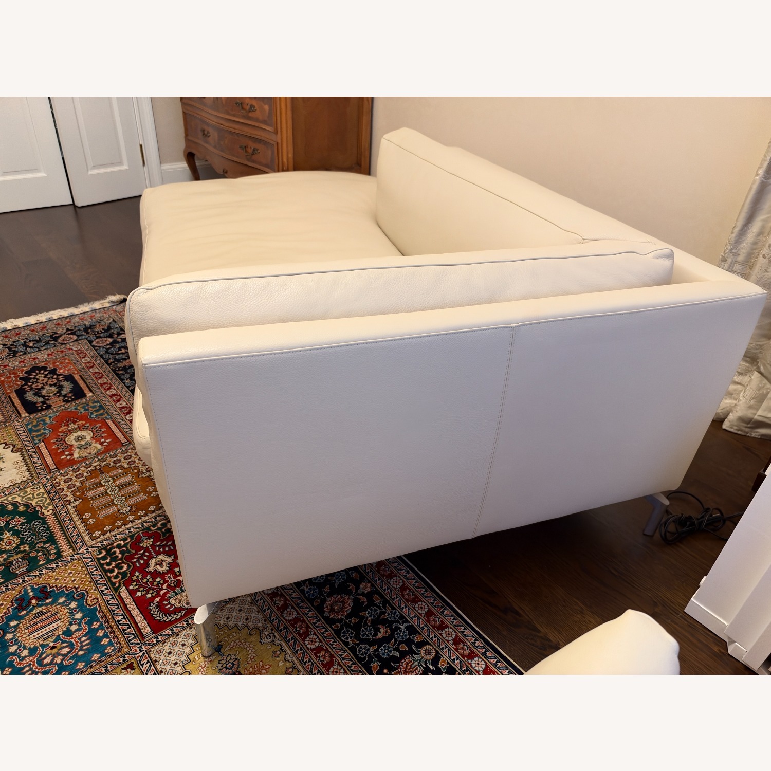 Design Within Reach Como Leather Chaise - image-2