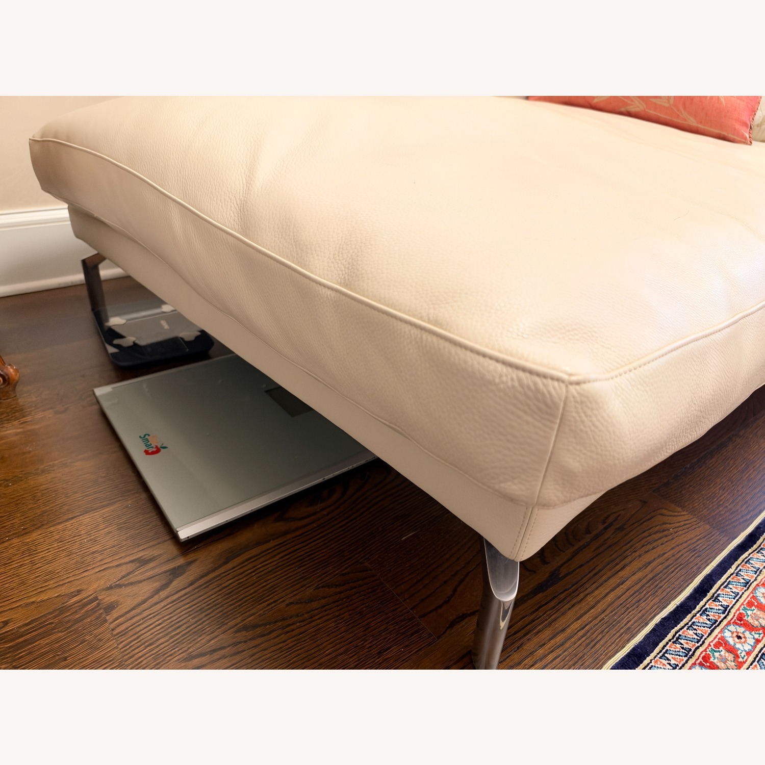 Design Within Reach Como Leather Chaise - image-4