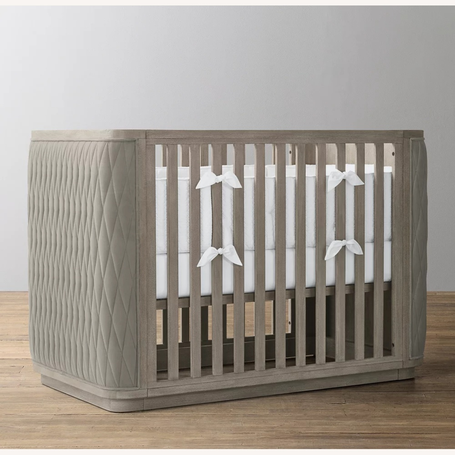 Restoration Hardware Drake Velvet Crib - image-7