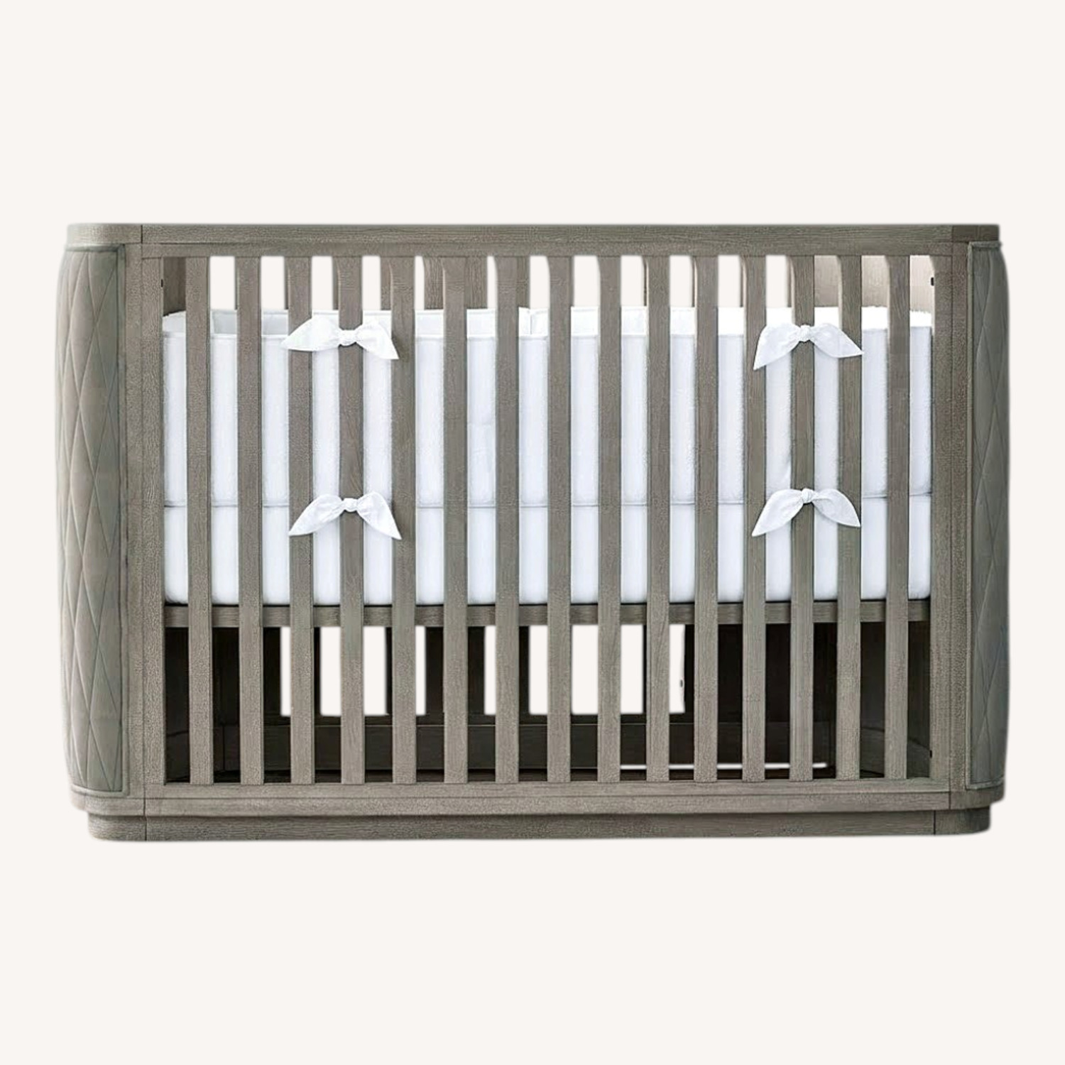 Restoration Hardware Drake Velvet Crib - image-0