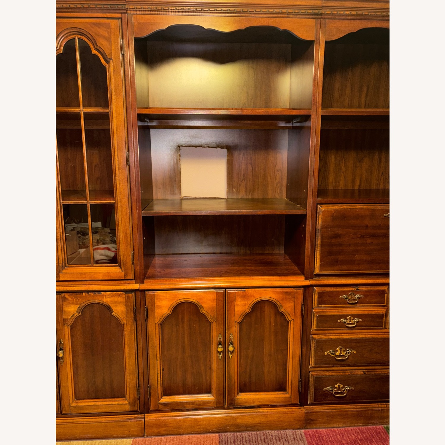 Hooker Furniture Corporation Dark Brown Wall Unit - image-7
