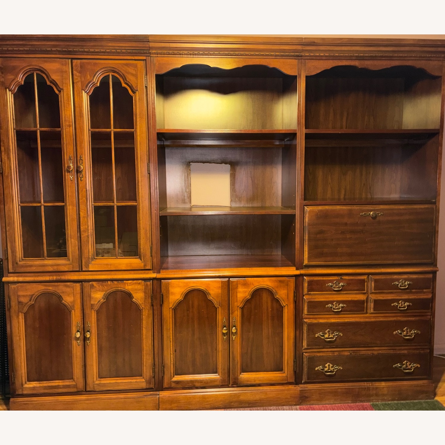 Hooker Furniture Corporation Dark Brown Wall Unit - image-2