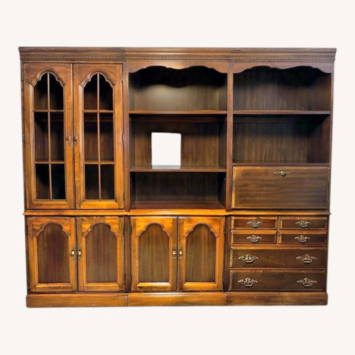 Used Hooker Furniture Corporation Dark Brown Wall Unit for sale on AptDeco