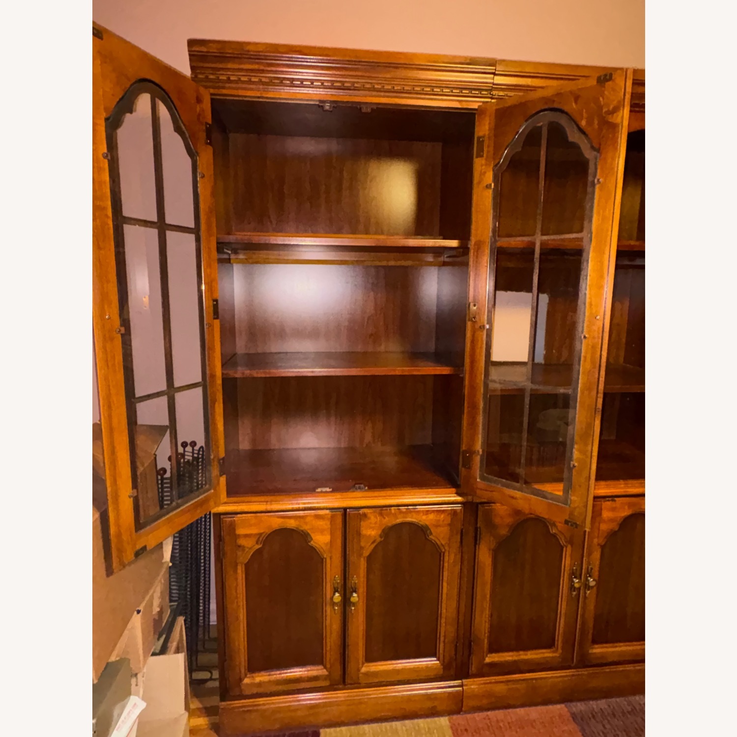 Hooker Furniture Corporation Dark Brown Wall Unit - image-8