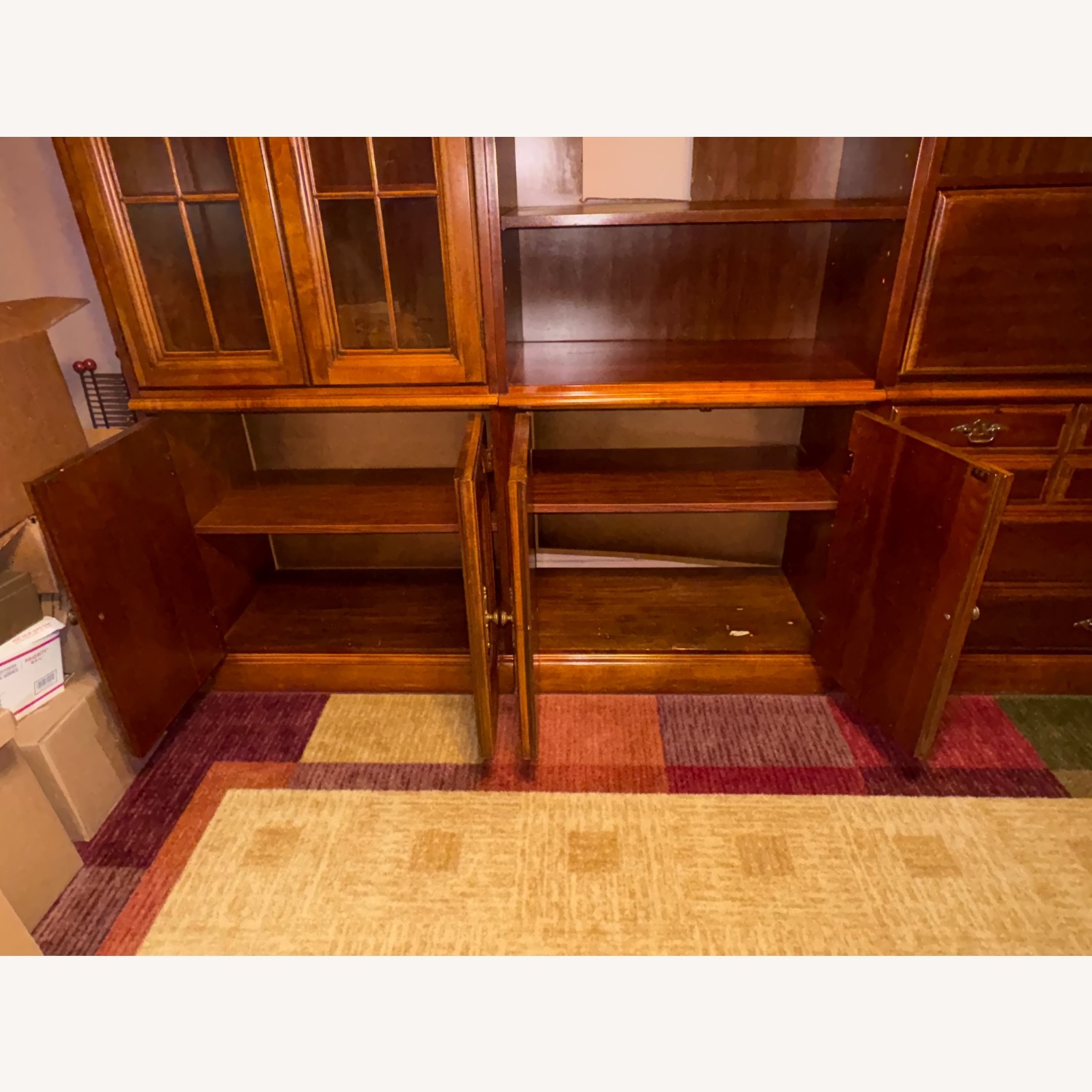 Hooker Furniture Corporation Dark Brown Wall Unit - image-9