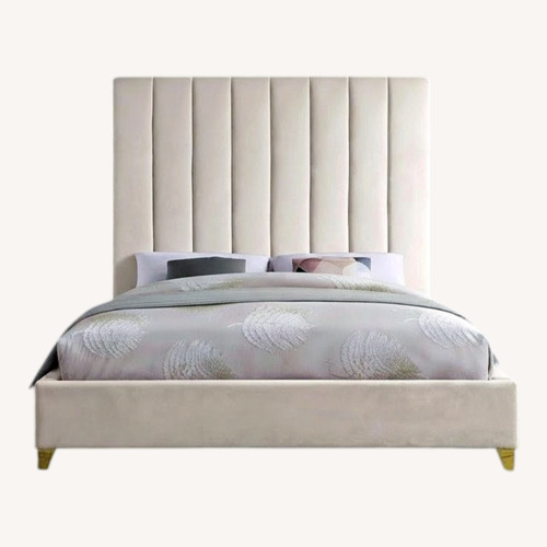 Used Willa Arlo Silbert Upholstered Bed for sale on AptDeco
