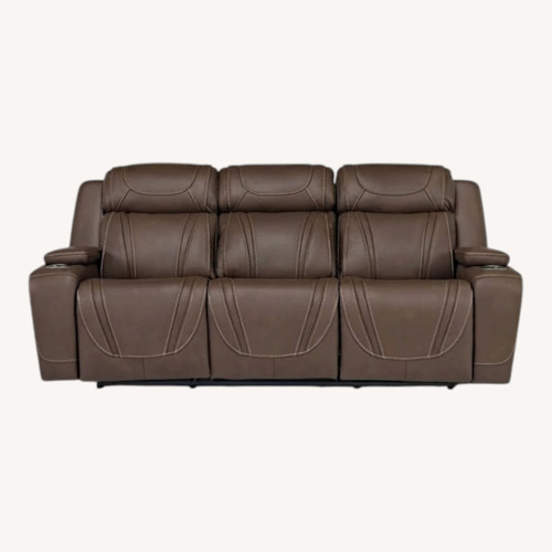 Used Pair of Genuine Leather Electric Sofas for sale on AptDeco