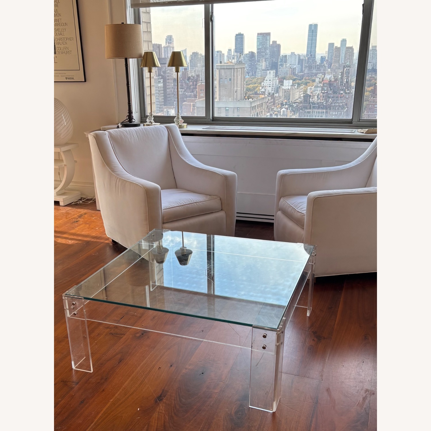 Wisteria Transparent Glass Coffee Table - image-2
