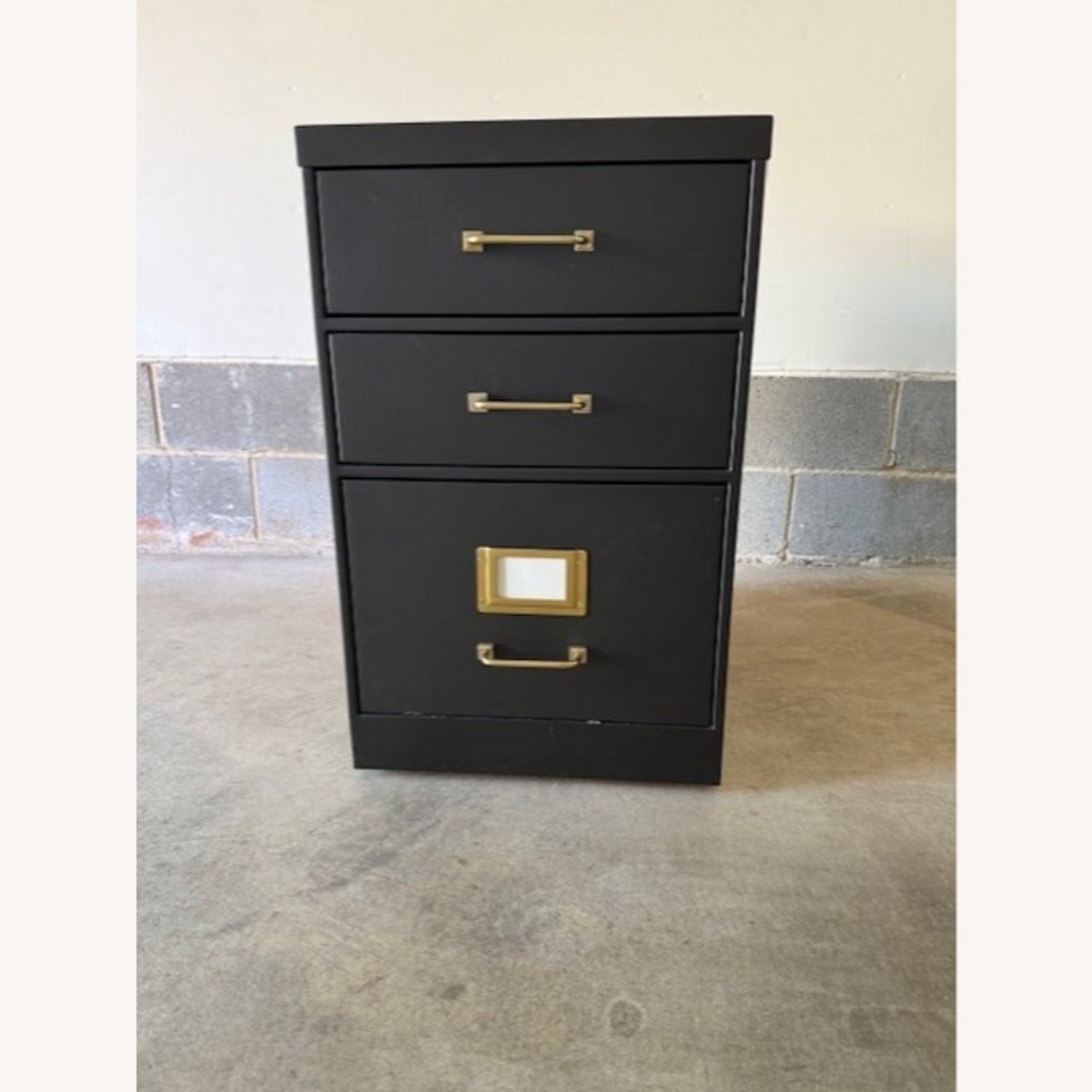 Restoration Hardware 1940s Grey Industrial Modular Office File Cabinet - image-1