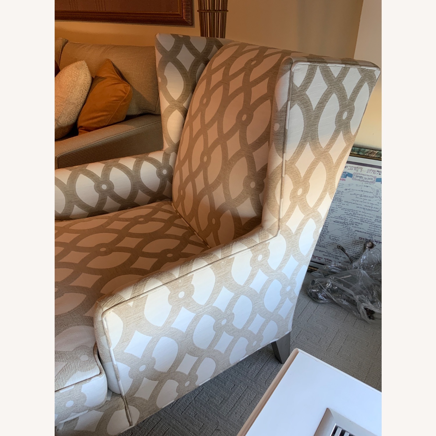 Ethan Allen Fabric Armchair - image-2