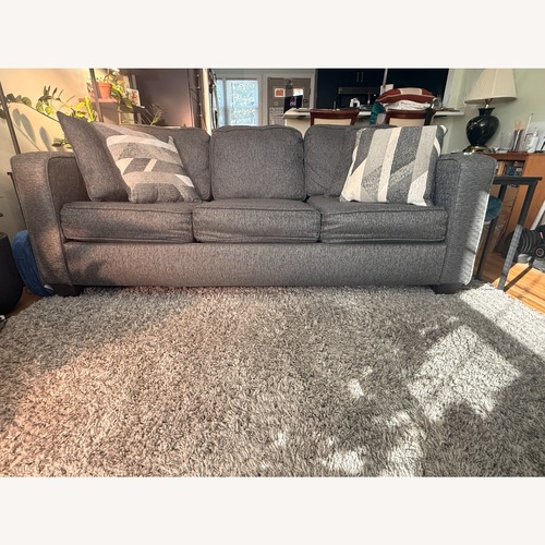 Used Rooms To Go Ridgewater Dark Gray Fabric Sleeper Sofa for sale on AptDeco