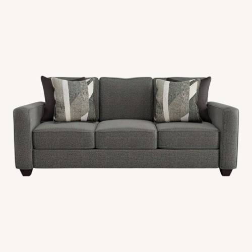 Used Rooms To Go Ridgewater Dark Gray Fabric Sleeper Sofa for sale on AptDeco