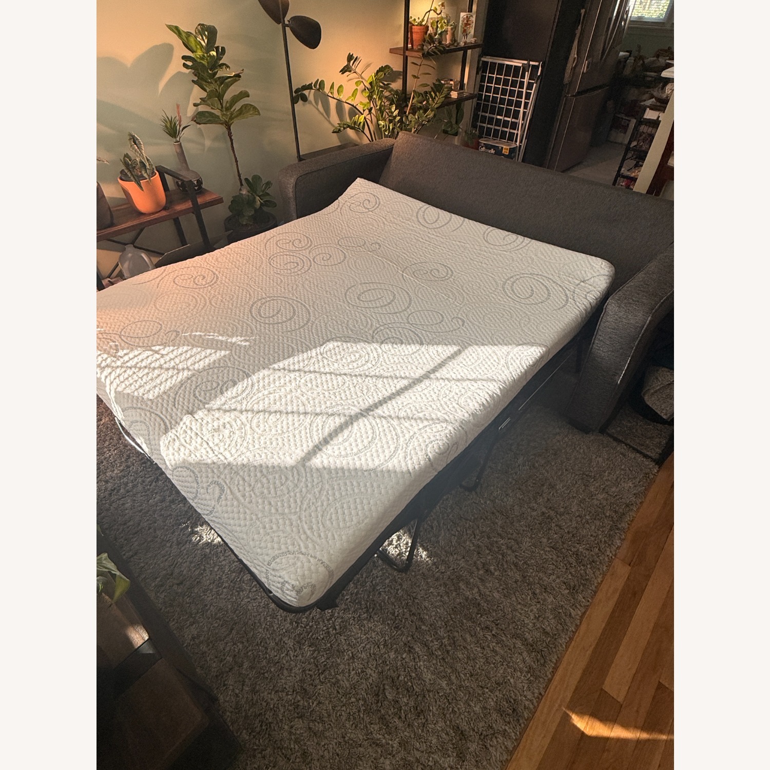 Rooms To Go Ridgewater Dark Gray Fabric Sleeper Sofa - image-2