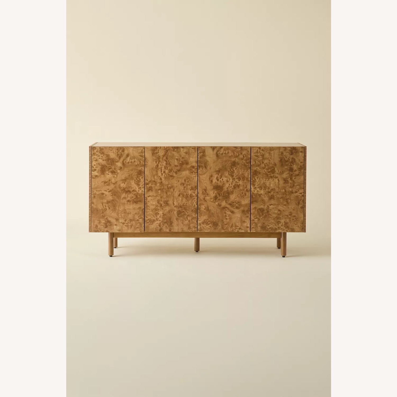 Boxed Crosley Levi Burl Tone Sideboard Storage - image-2