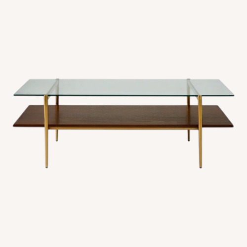Used West Elm Mid-Century Art Display Coffee Table  for sale on AptDeco