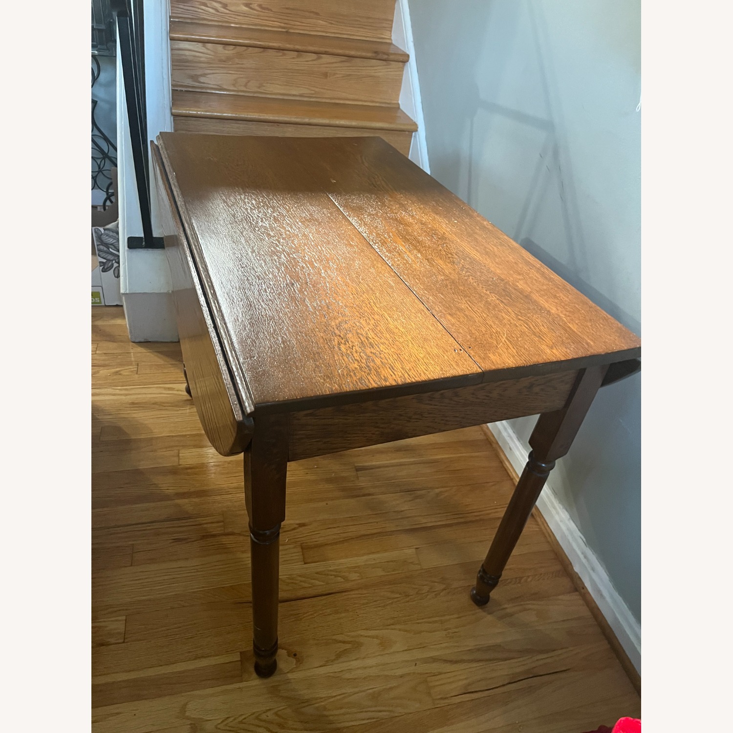Vintage/Antique Finds Solid Oak Dining Table - image-1