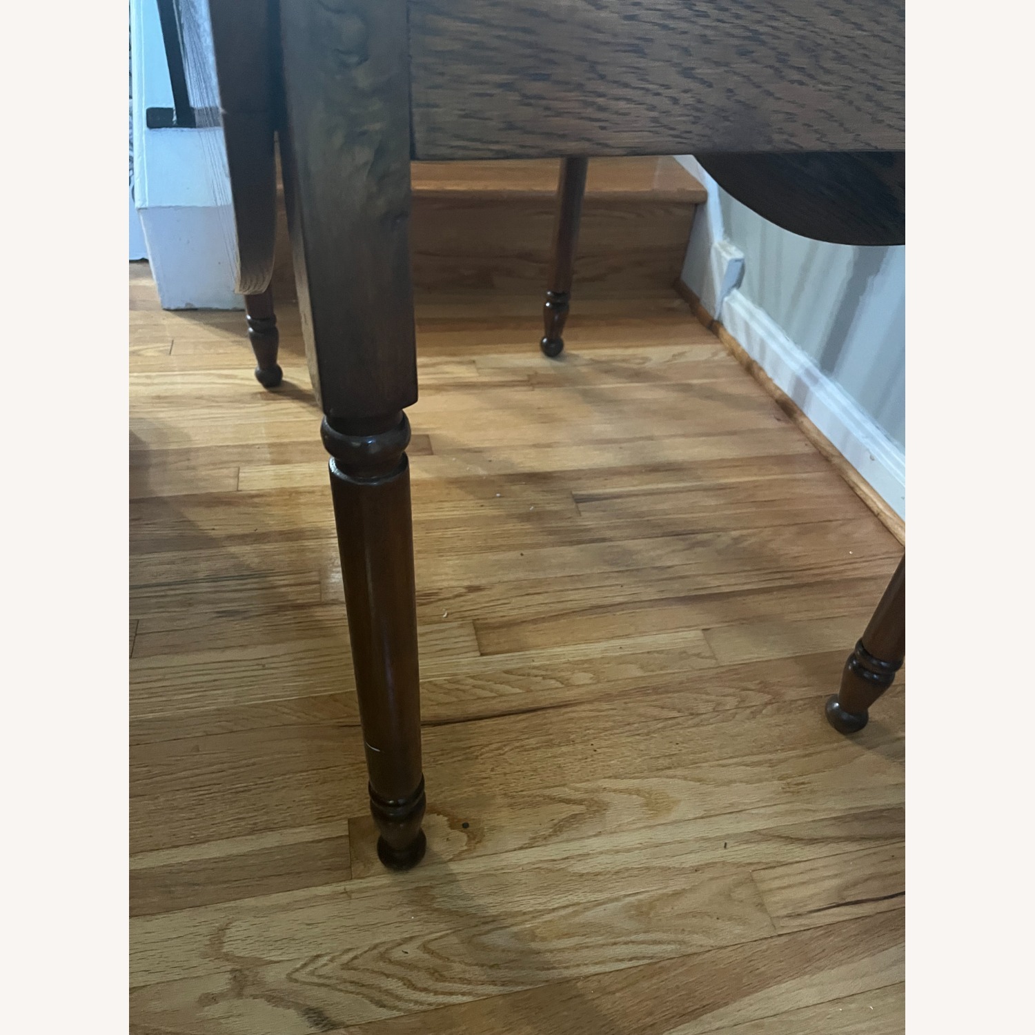 Vintage/Antique Finds Solid Oak Dining Table - image-3