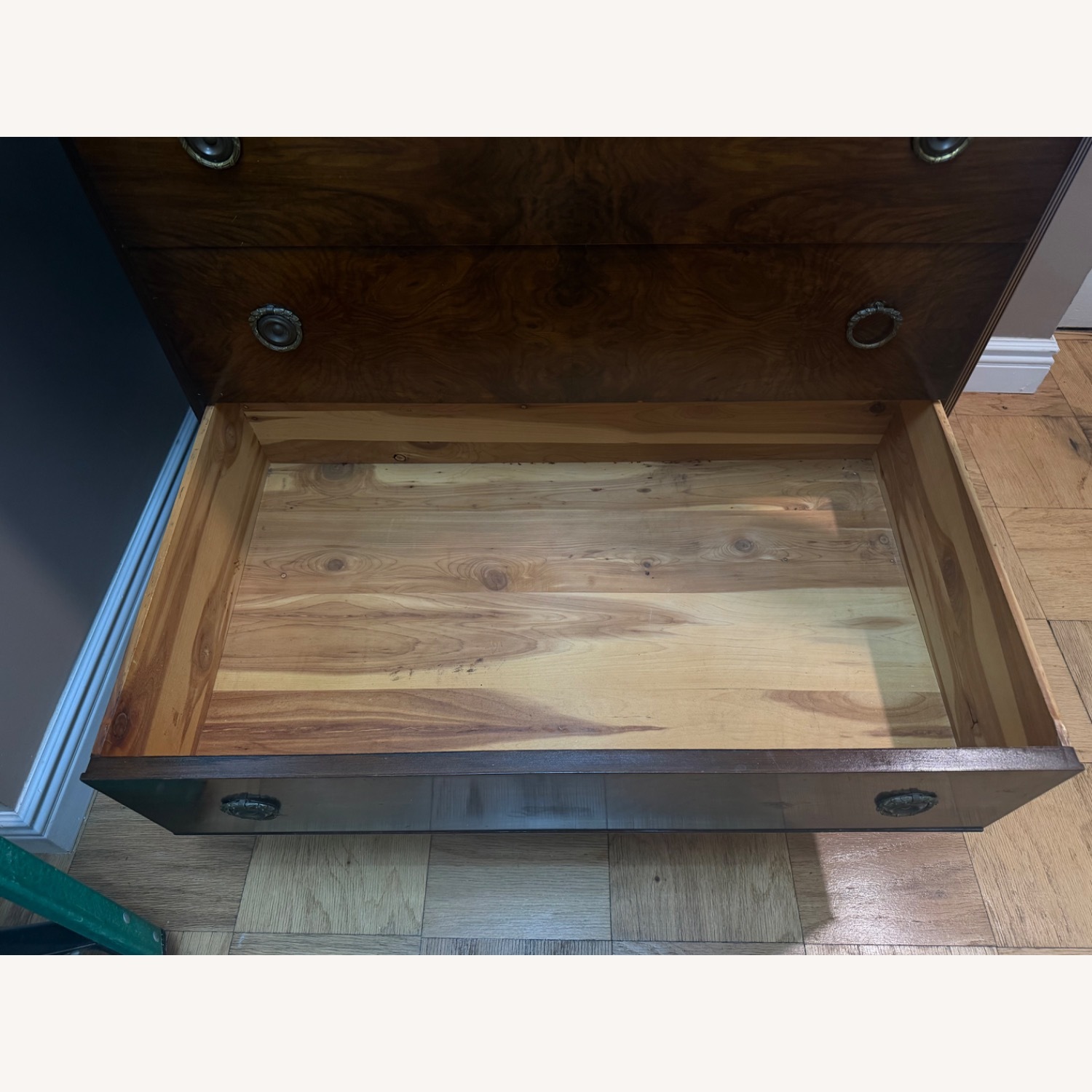 Vintage/Antique Finds Dark Brown Wood Dresser - image-7