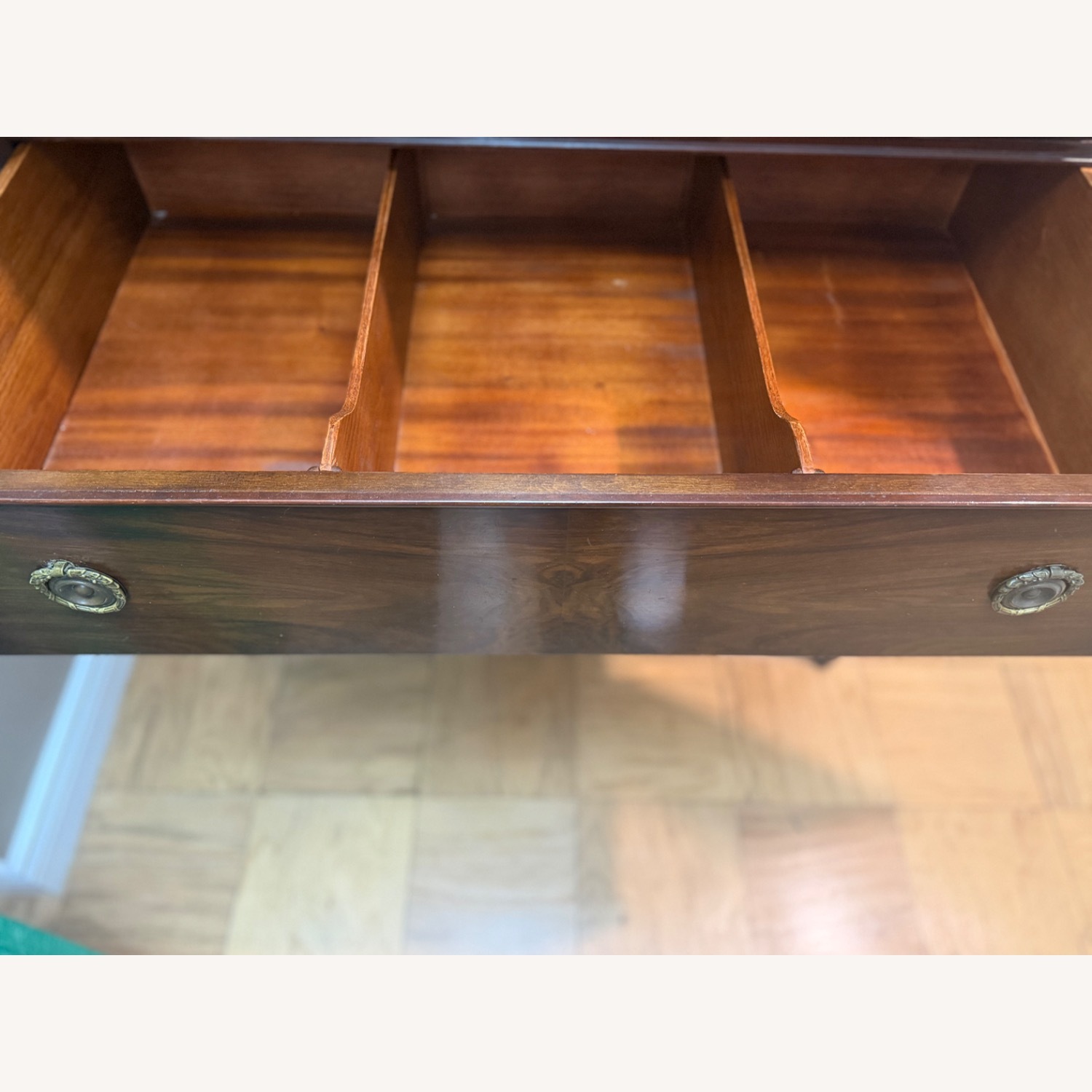 Vintage/Antique Finds Dark Brown Wood Dresser - image-4