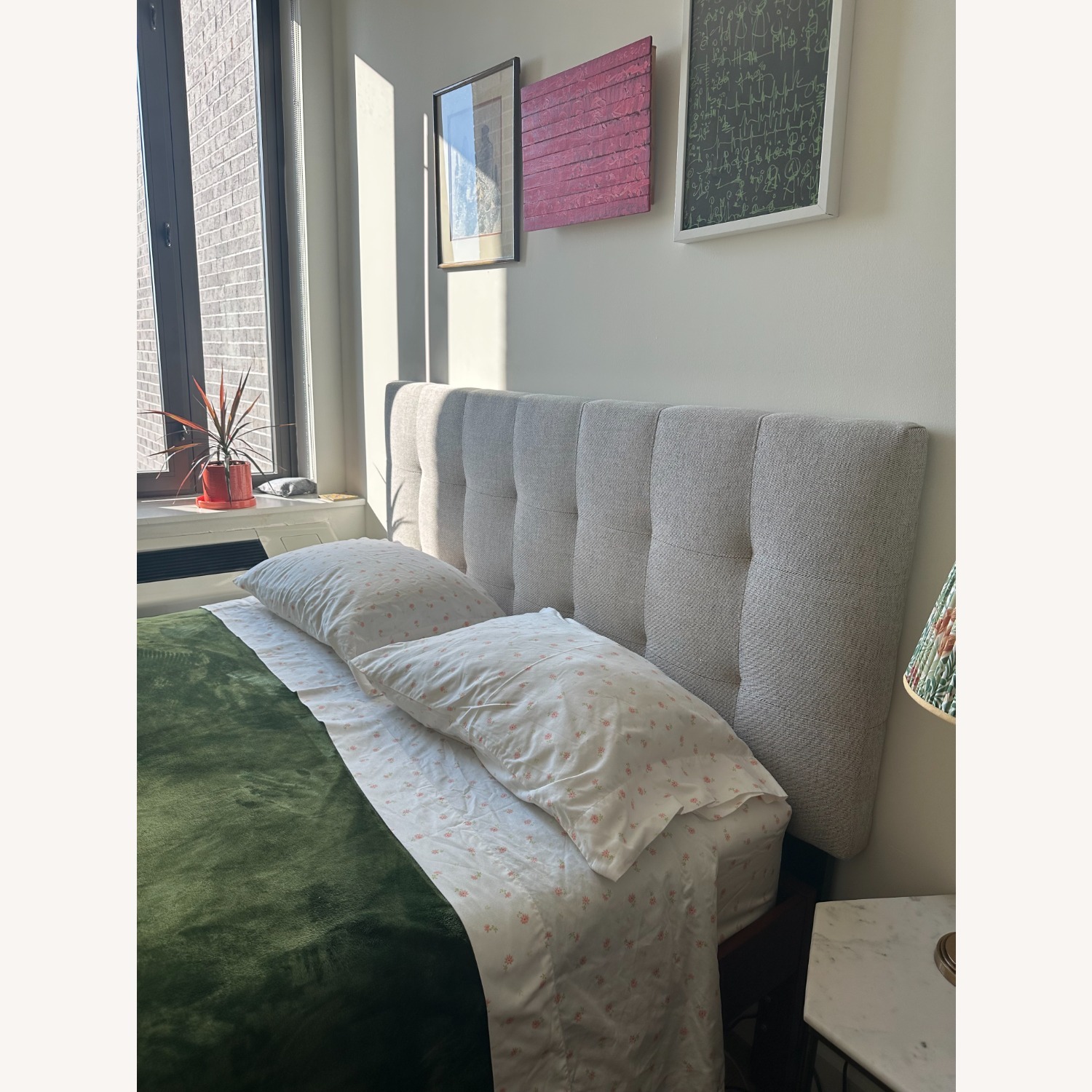 West Elm Mid-Century Queen Bed + Headboard - image-3