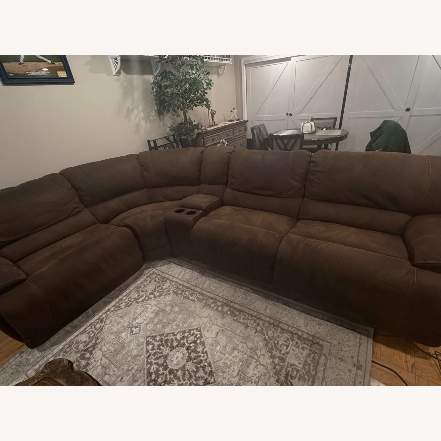 Raymour & Flanigan Dark Brown 3+ Piece Sectional - image-2