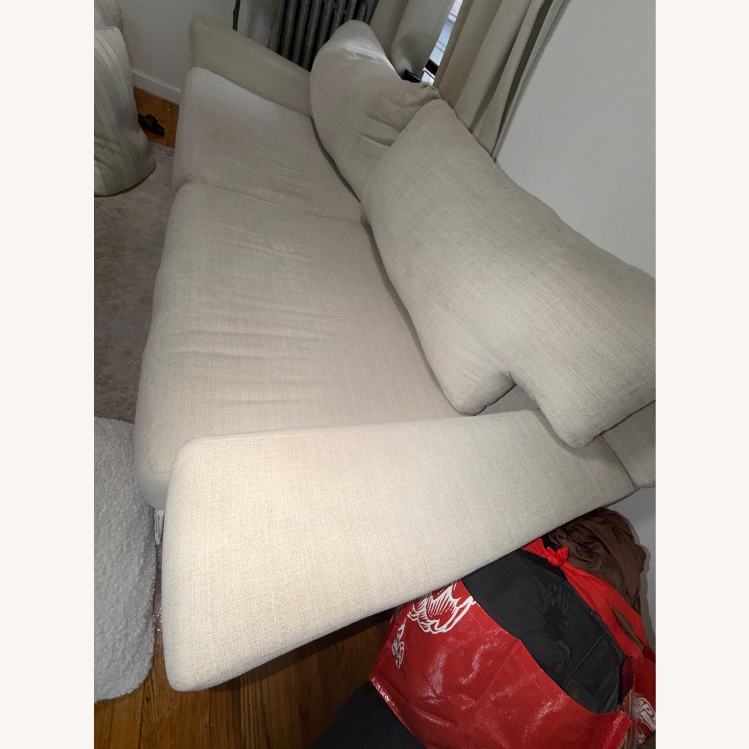 Ashley Furniture Maggie Natural Fabric 3+ Seater Sofa - image-4