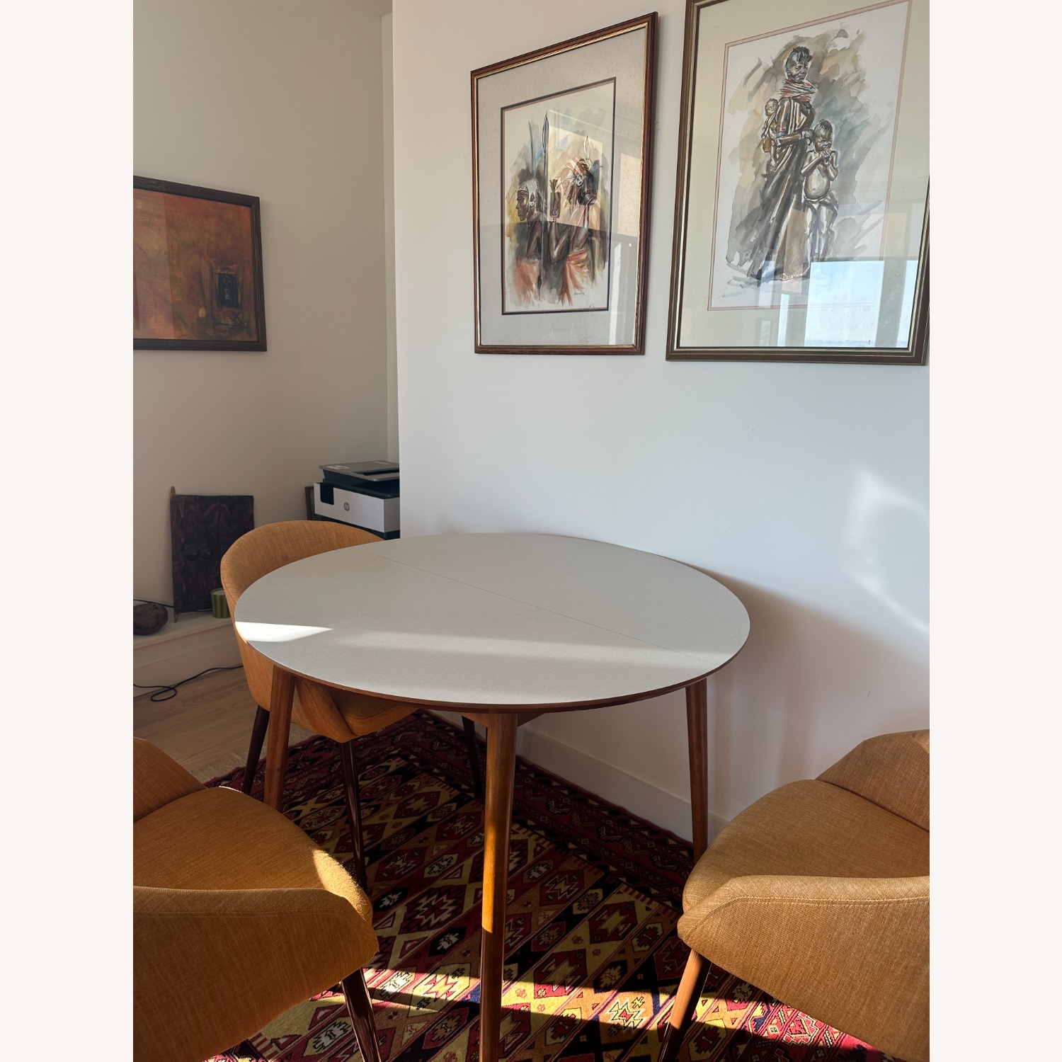 West Elm Expandable Mid-Century Dining Table - image-1