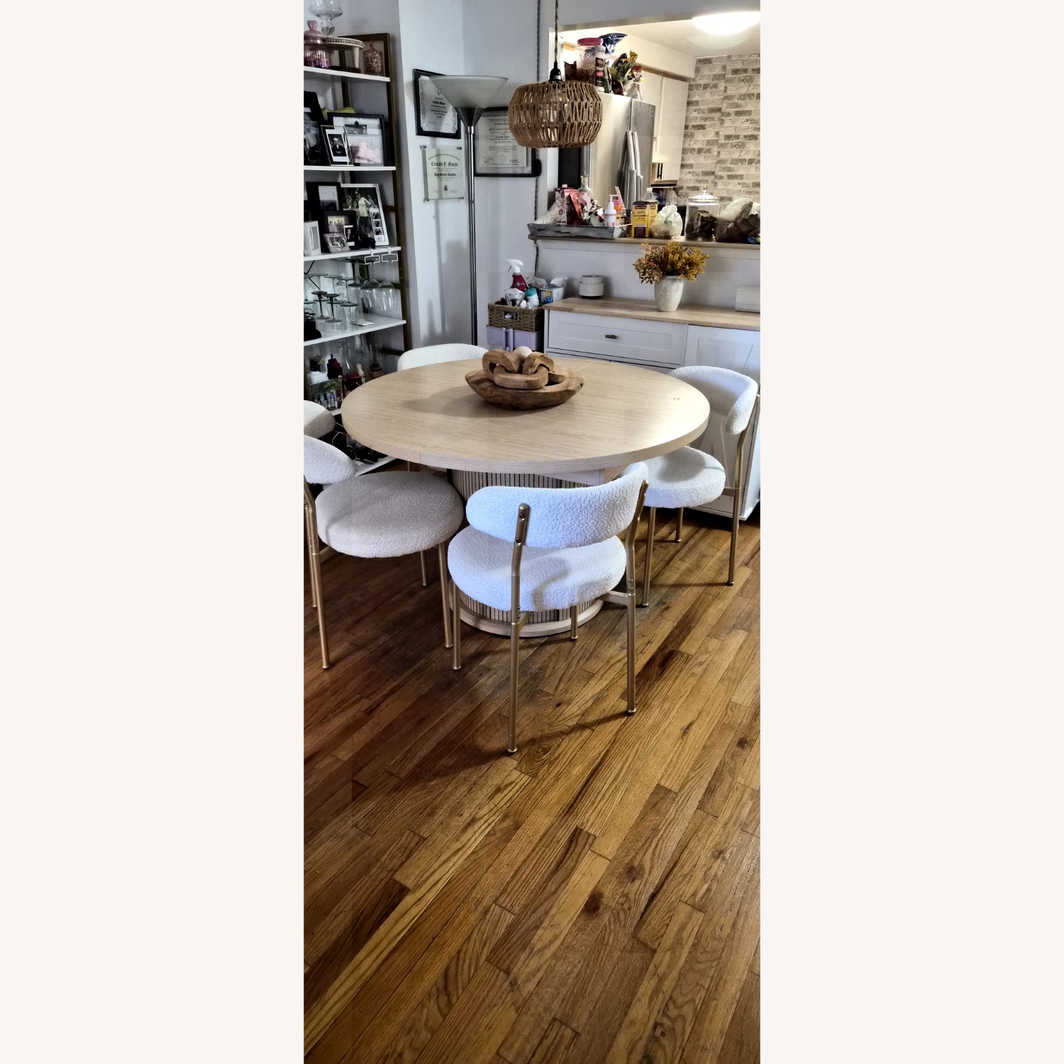 Natural Wood Dining Table and Chairs - image-2