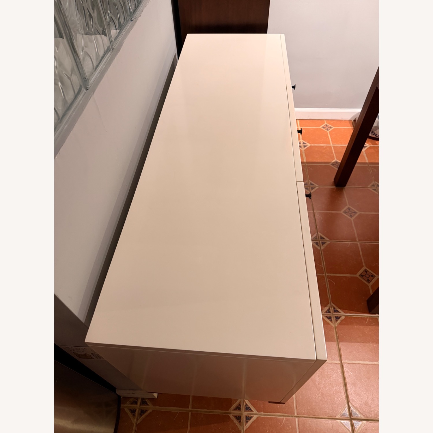 West Elm White Wood Sideboard - image-4