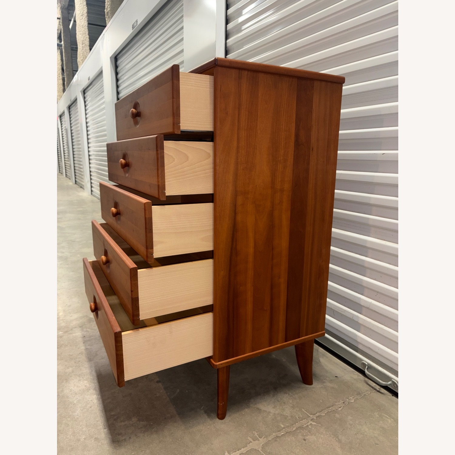 Vintage Danish Modern Five-Drawer Dresser by Tørring - image-1