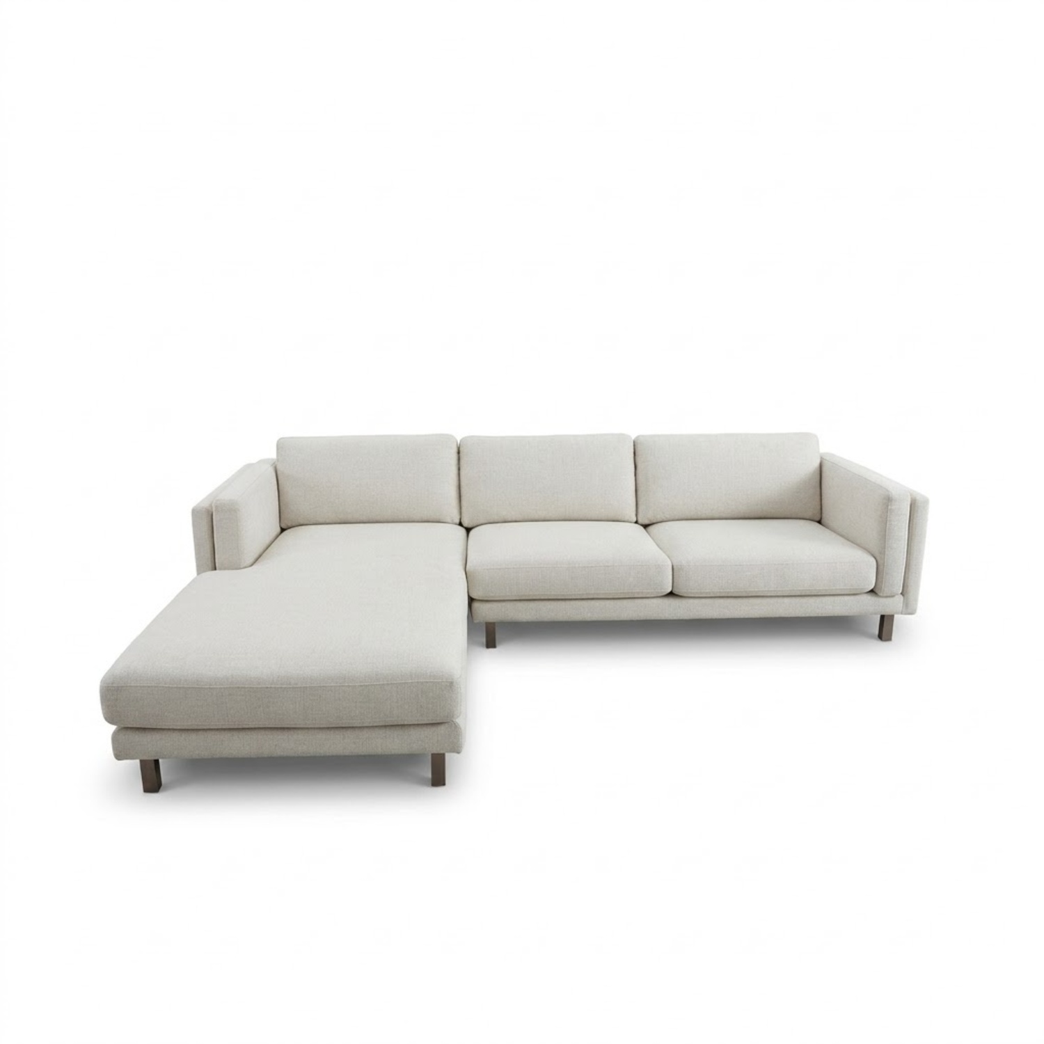 Room & Board Light Gray Fabric 2 Piece Sectional - image-5