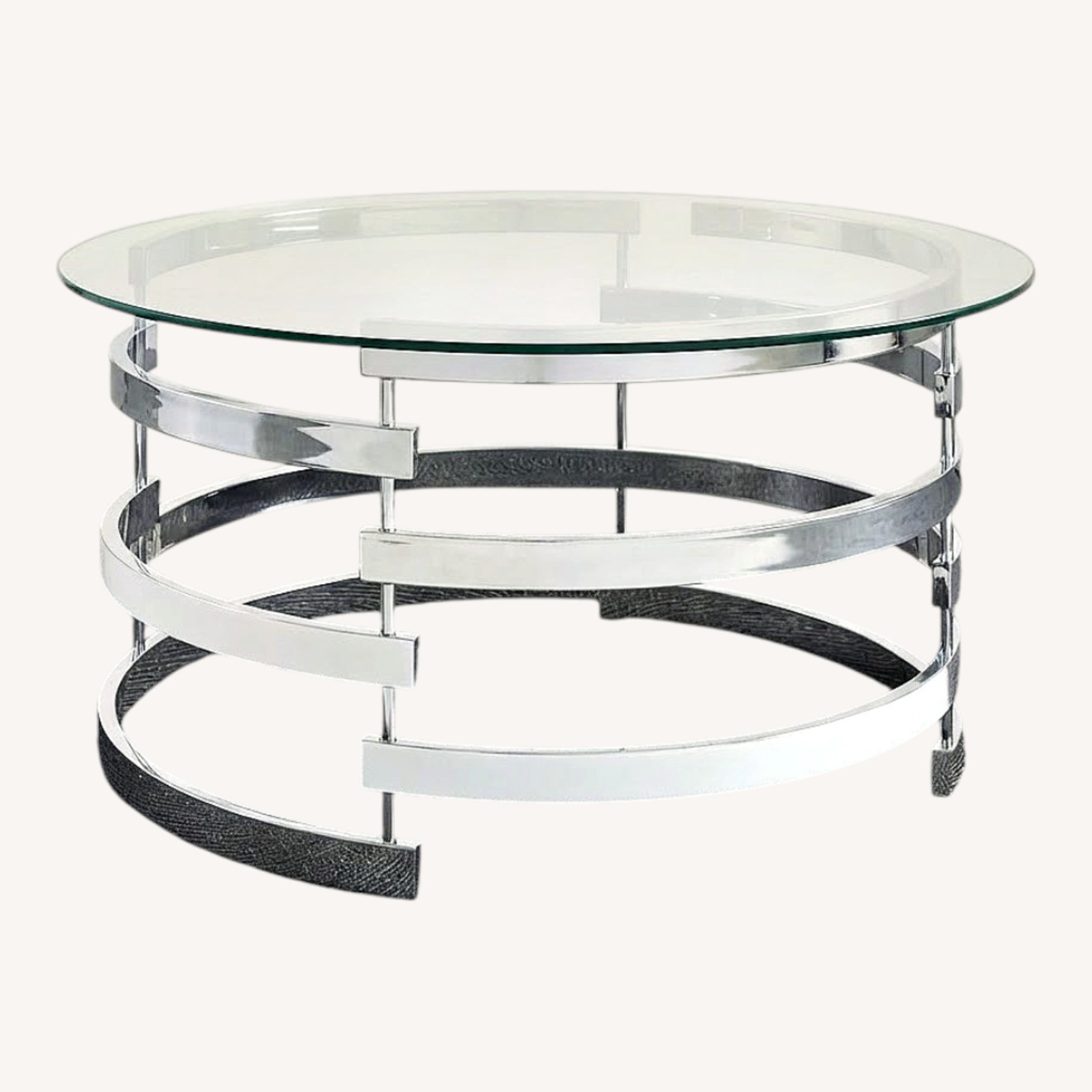 Wayfair Transparent Glass Coffee Table - image-0