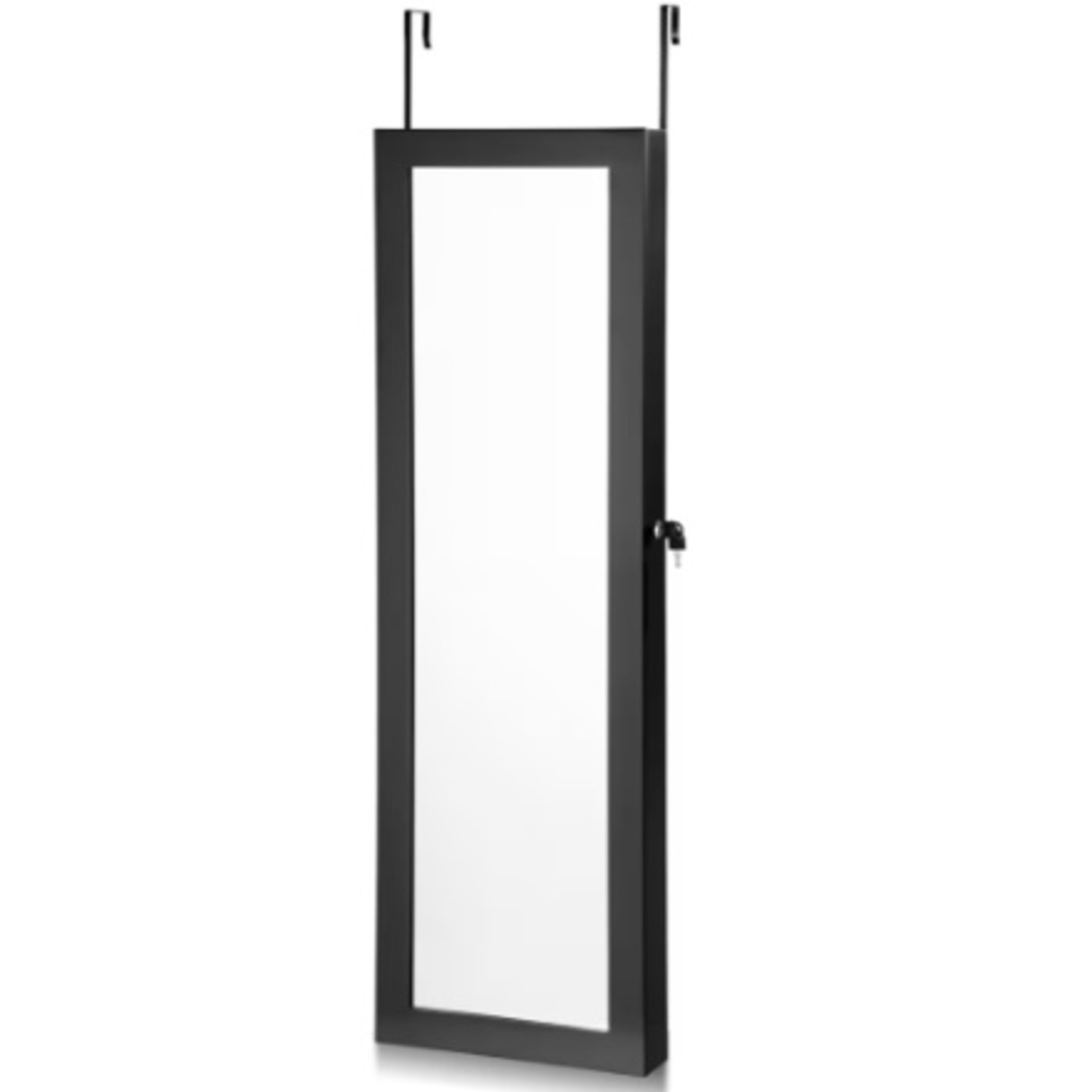 Black Wood Wall Mirror - image-5