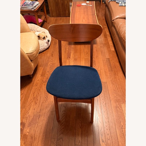 Used West Elm Classic Cafe Upholstered Dining Chair for sale on AptDeco