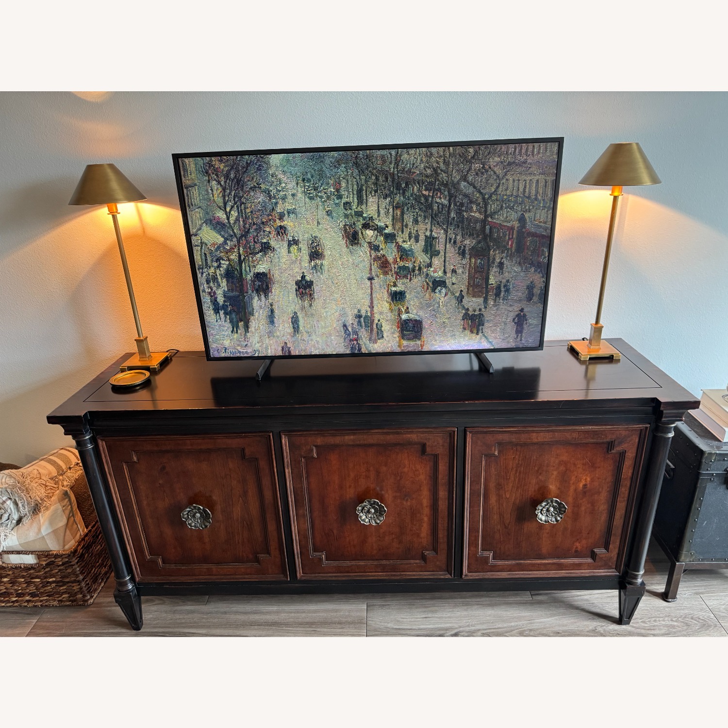 Hooker Furniture Corporation Dark Brown Sideboard - image-1