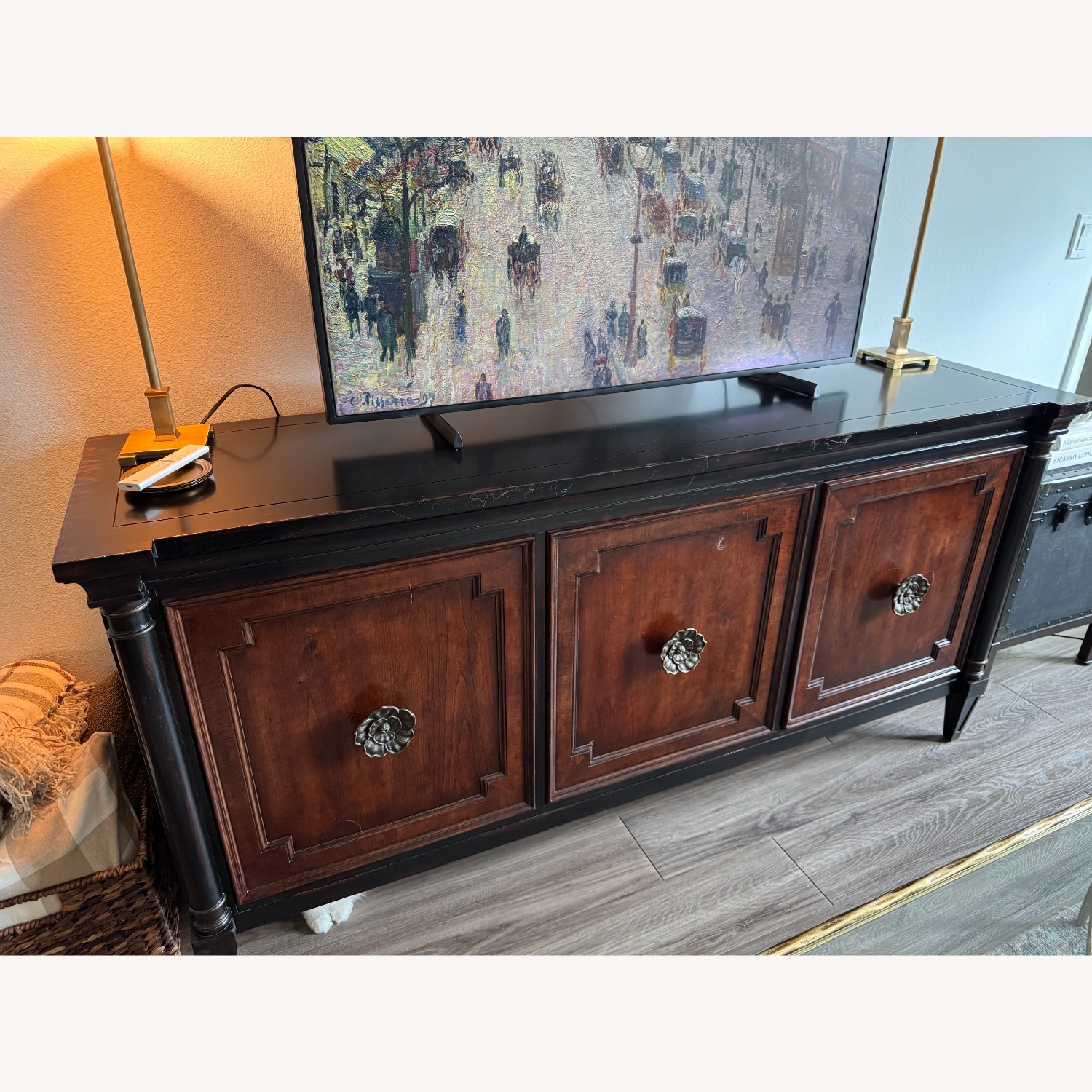 Hooker Furniture Corporation Dark Brown Sideboard - image-3