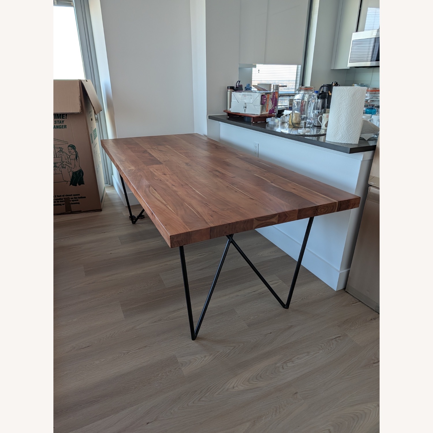CB2 Large Dylan Dining Table 80” - image-1