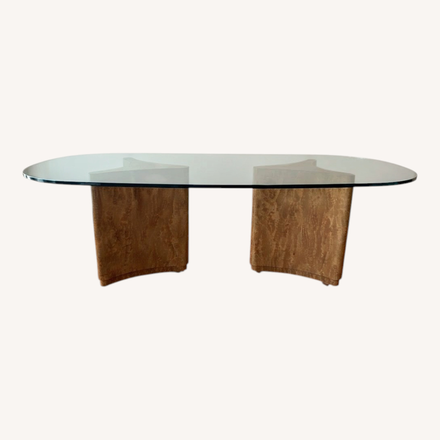 Transparent Glass Dining Table - image-0