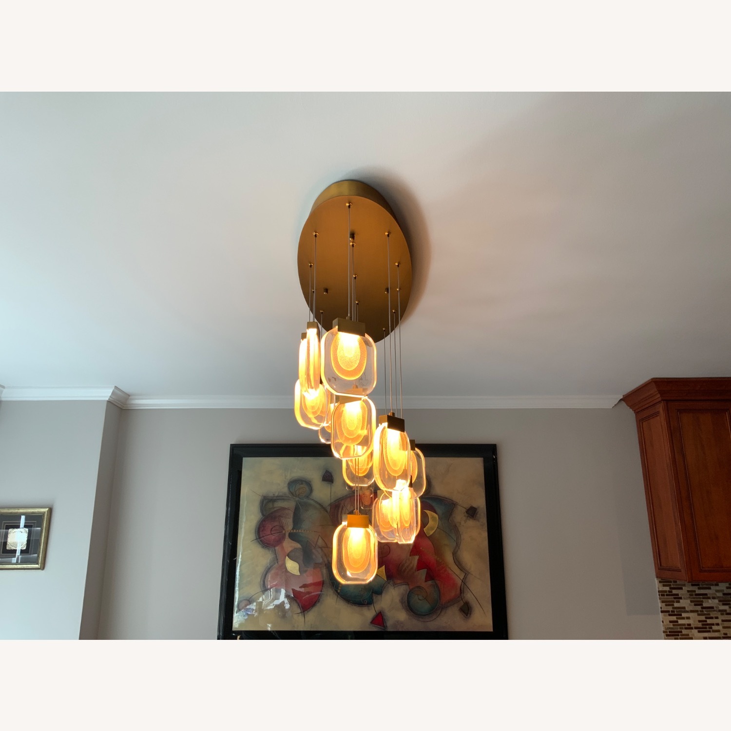 Modern Glass Chandelier - image-2