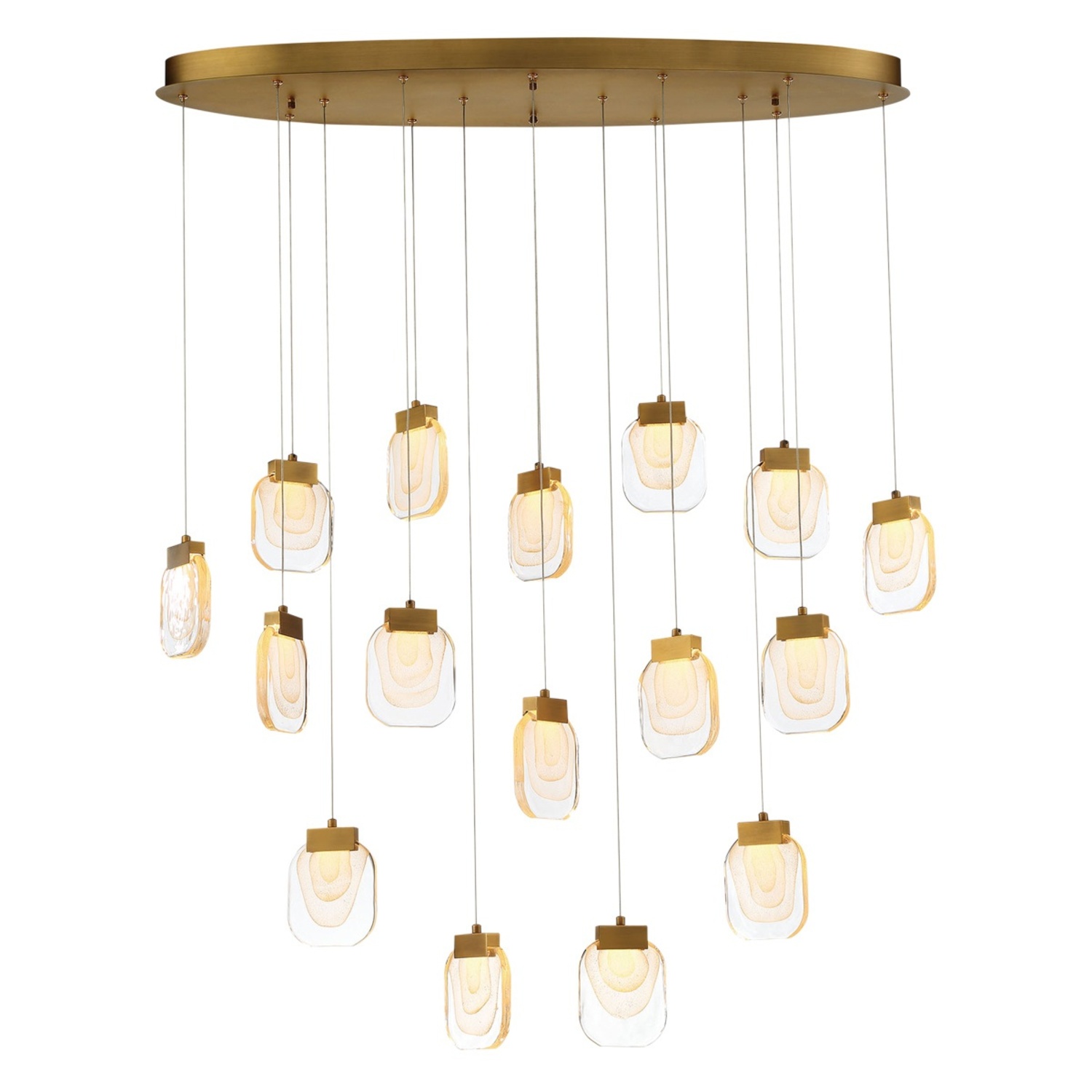 Modern Glass Chandelier - image-4