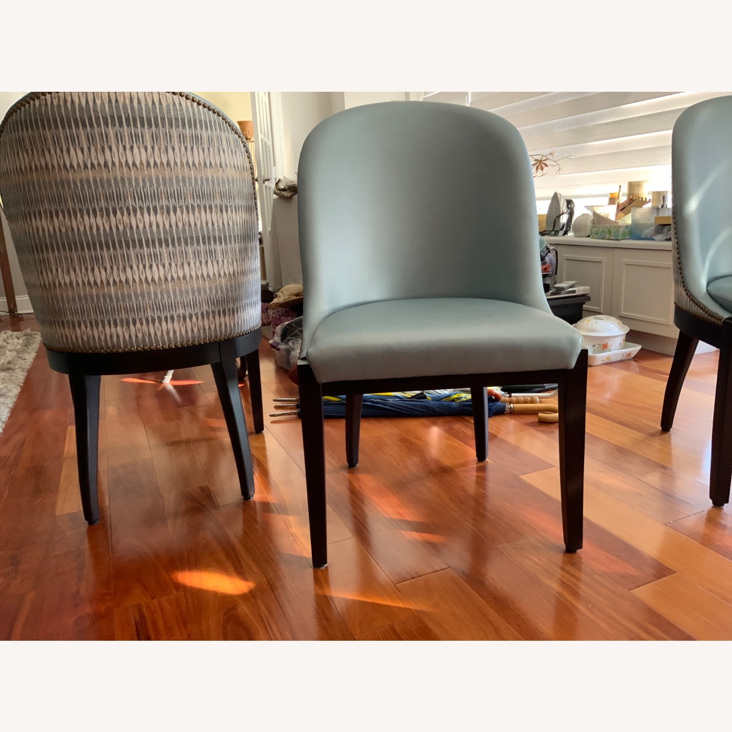 Fabric and Norgehyde Dining Chair - image-2