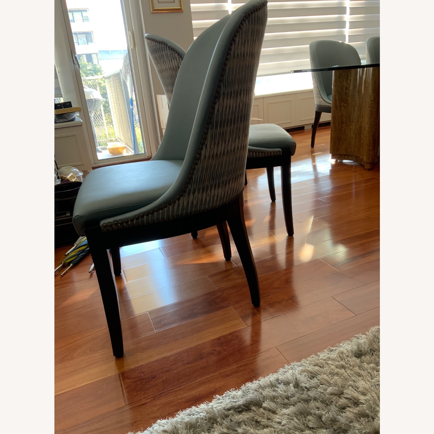 Fabric and Norgehyde Dining Chair - image-3