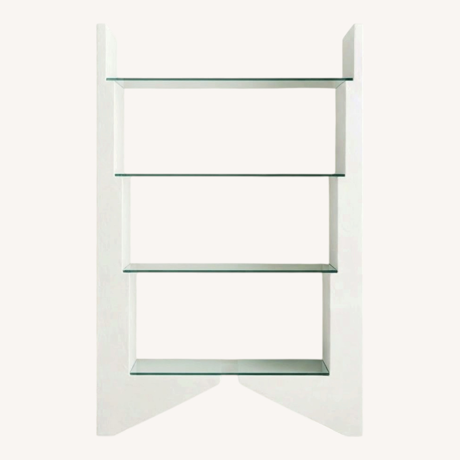 White Ceramic Bookcase - image-0