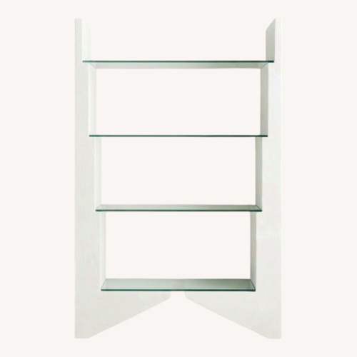 Used White Ceramic Bookcase for sale on AptDeco