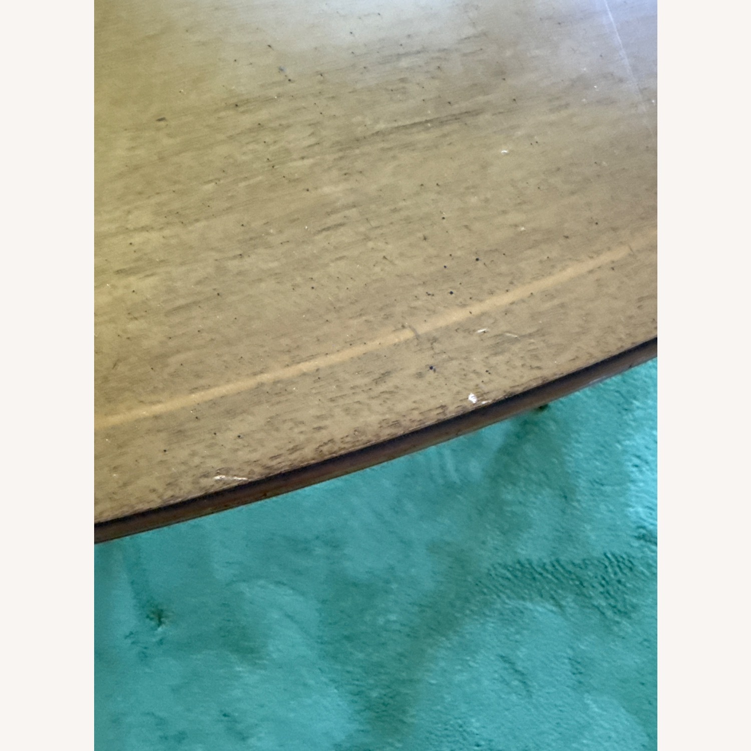 Vintage Horseshoe Crescent Desk - image-5
