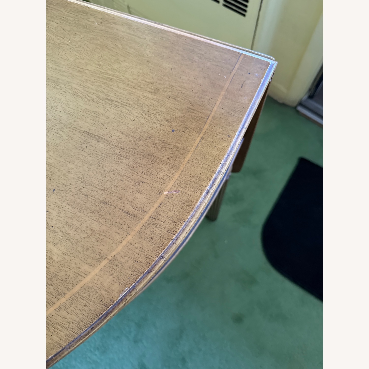 Vintage Horseshoe Crescent Desk - image-4