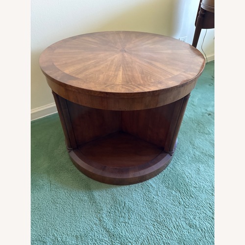 Used Vintage/Antique Finds Light Brown Wood Table for sale on AptDeco