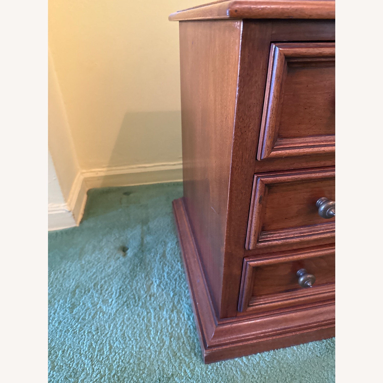 Vintage/Antique Dark Brown Wood Dresser - image-5