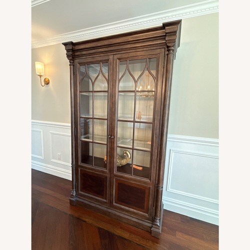 Used Leesburg Traditional Mahogany Display Cabinet for sale on AptDeco