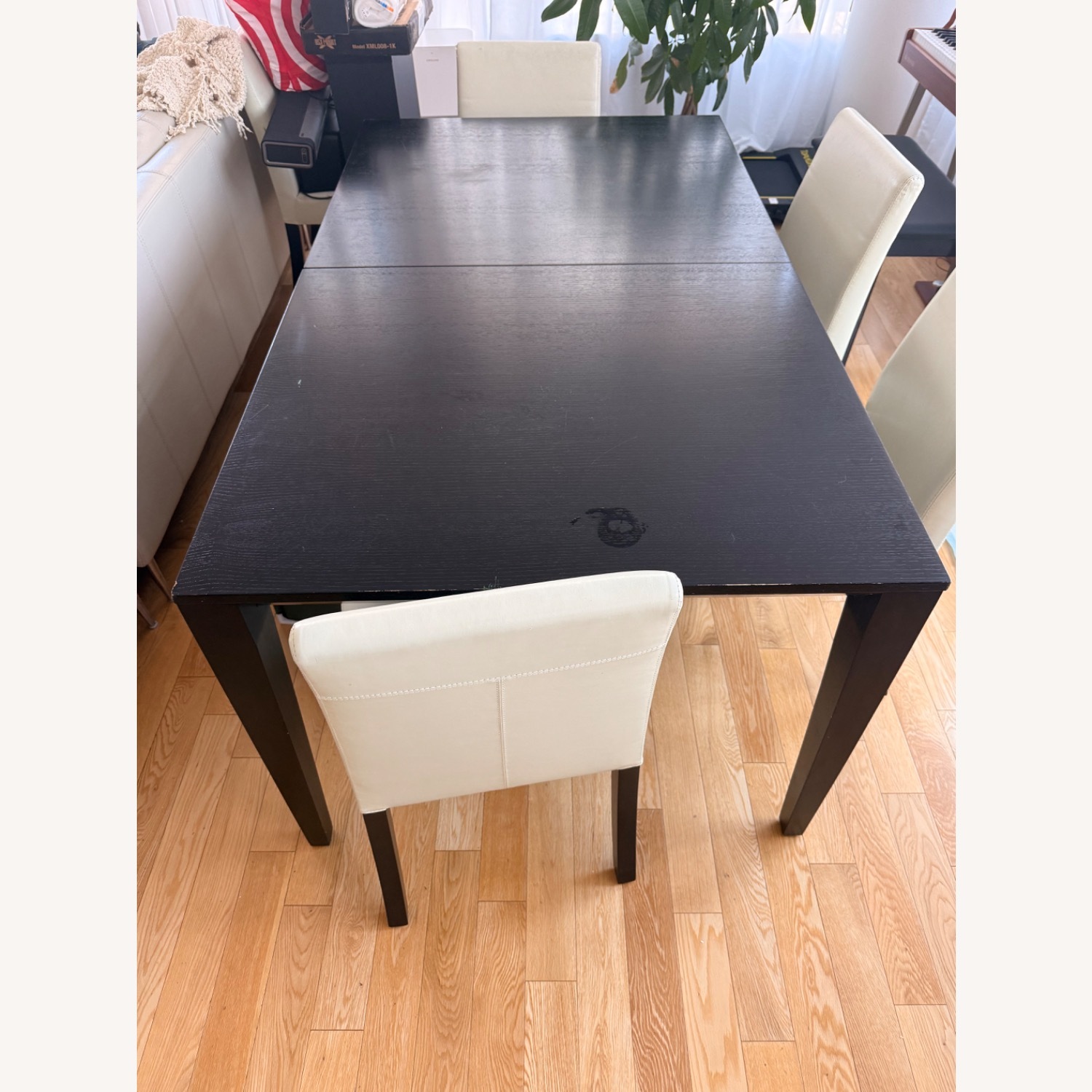 Espresso Extendable Dining Table - image-2